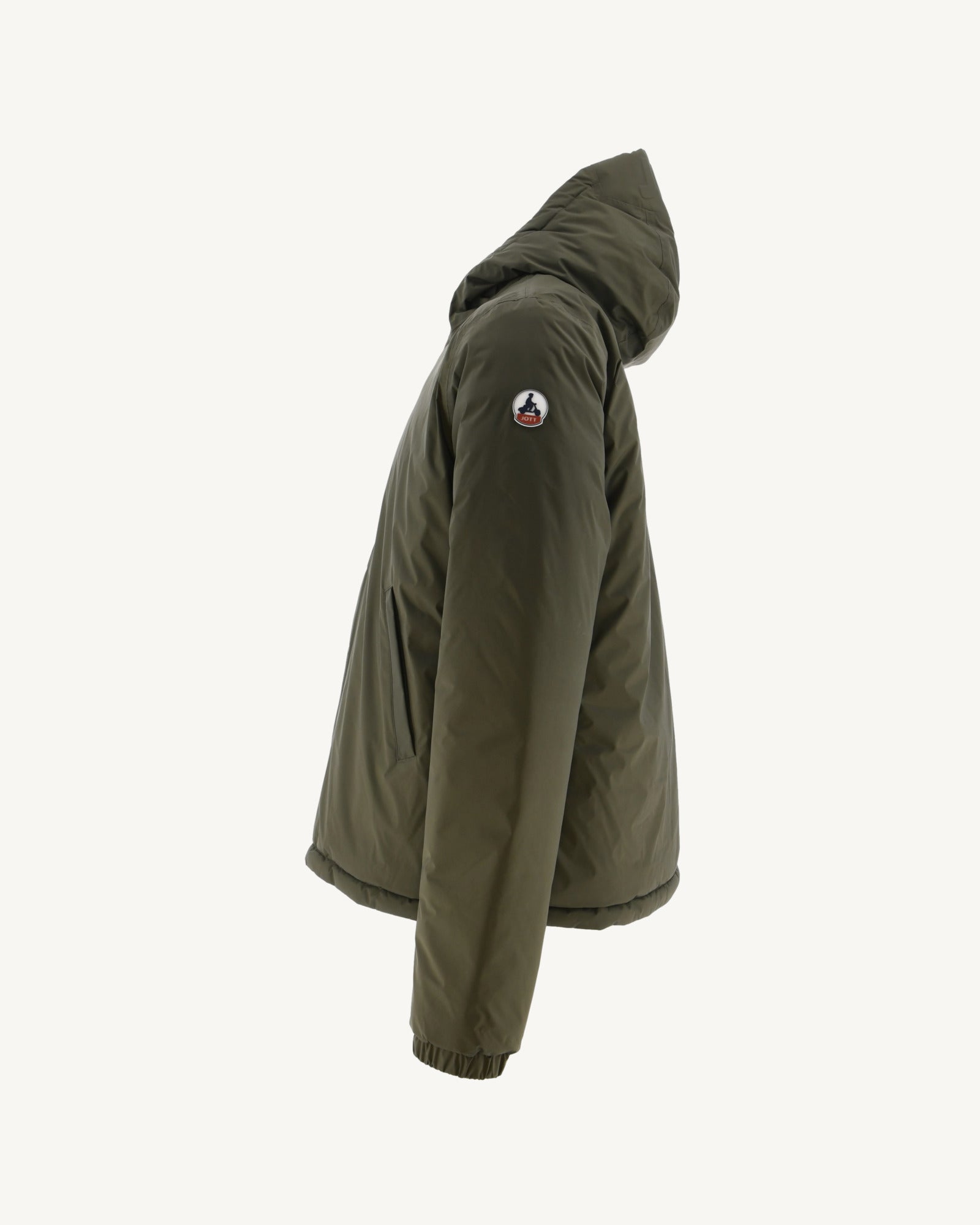 Doudoune réversible à capuche Army/Kaki clair Bergen