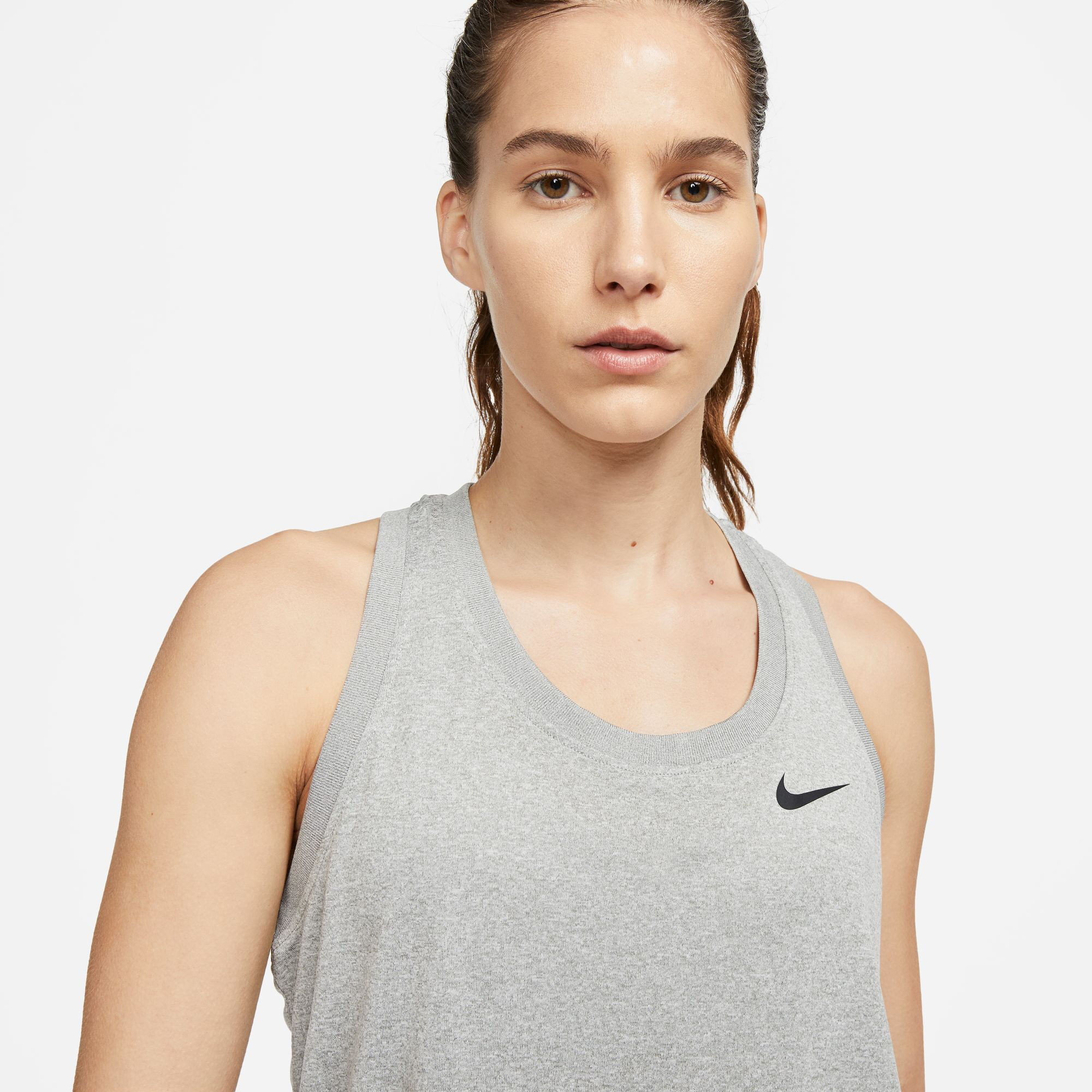 Dri-Fit Regular Racerback Tank-Top Damen - Hellgrau