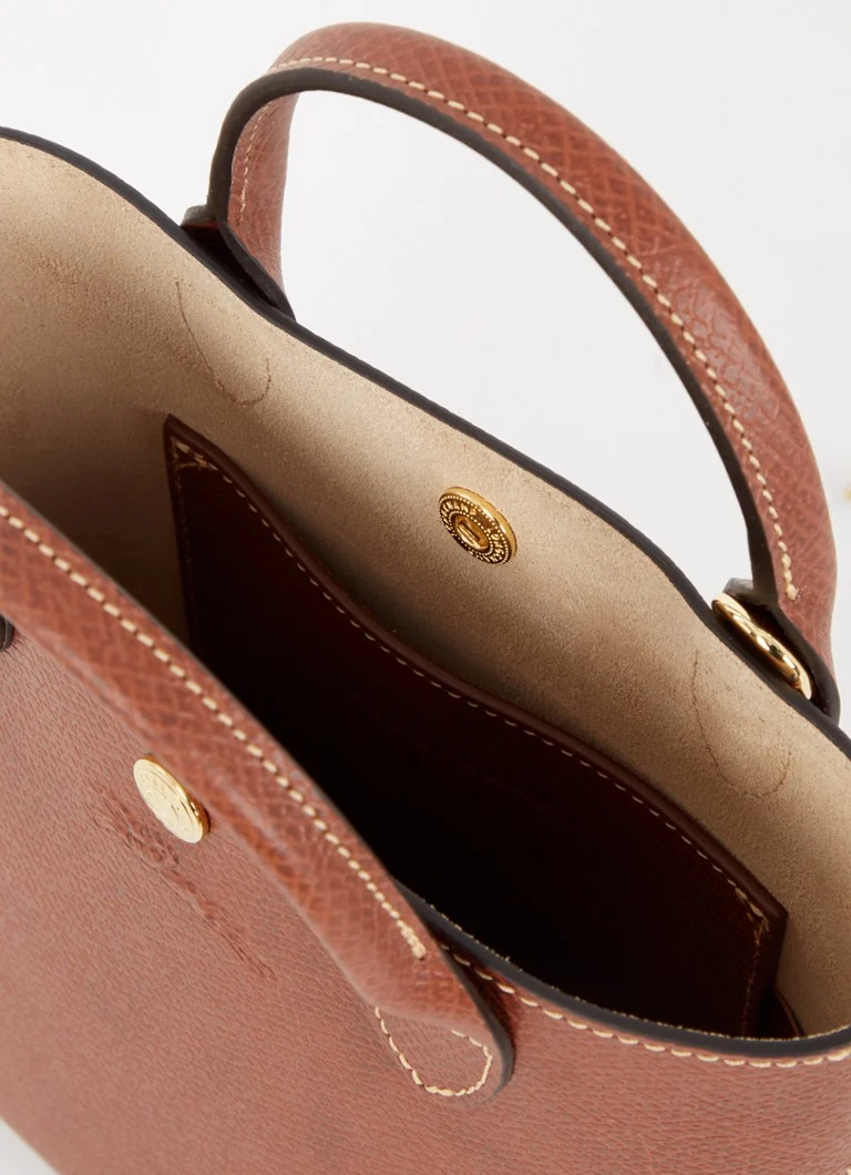 Longchamp Épure leather crossbody bag XS with detachable shoulder strap
