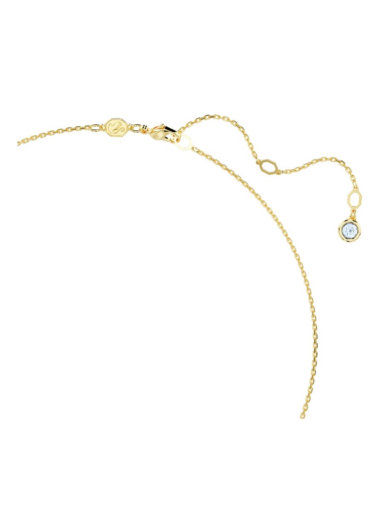 Κολιέ με επιχρυσωμένο κεχριμπάρι Swarovski