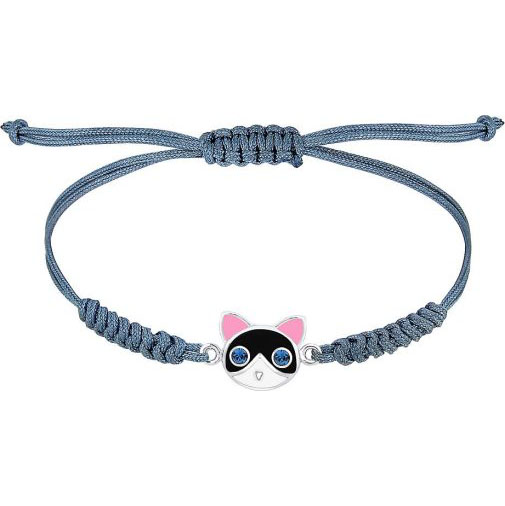 Elli Armband Kinder Kids Katze Kristalle 925 Silber
