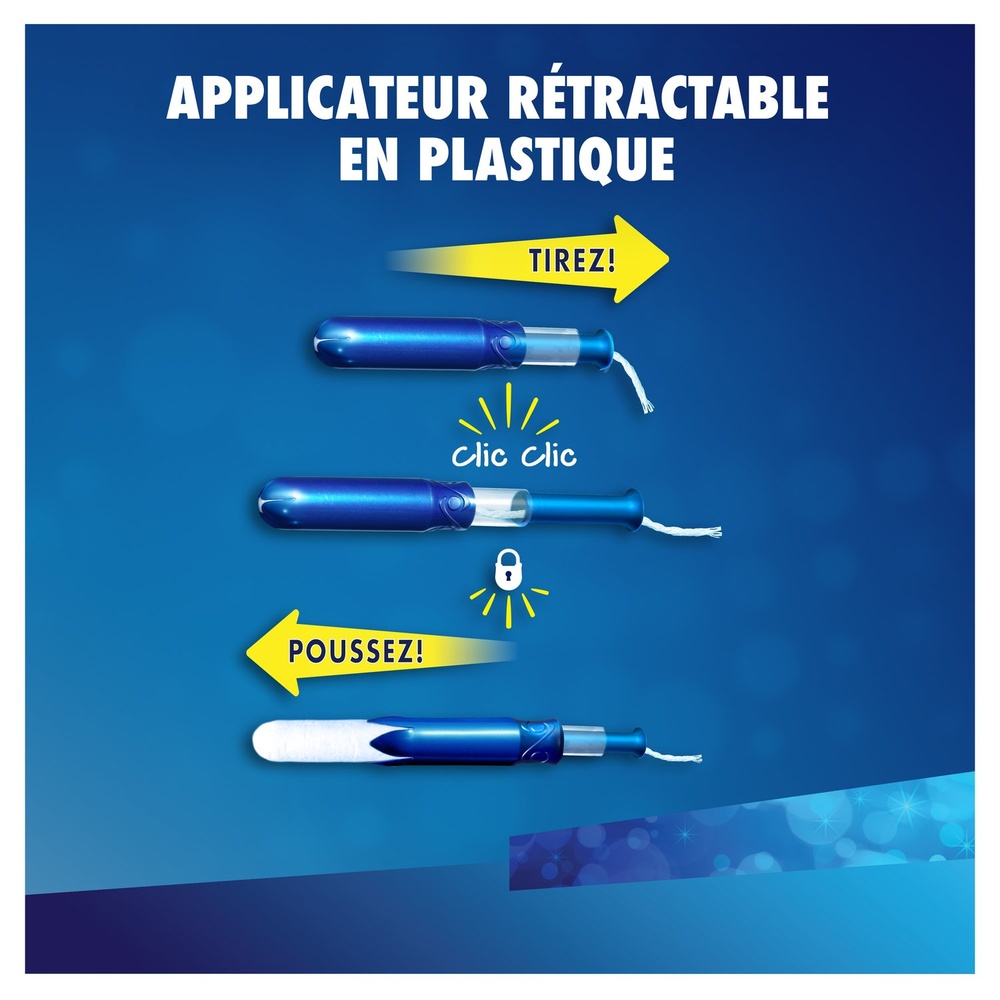 tampax Tampax Pearl Compak Régulier Tampons 18 Tampons