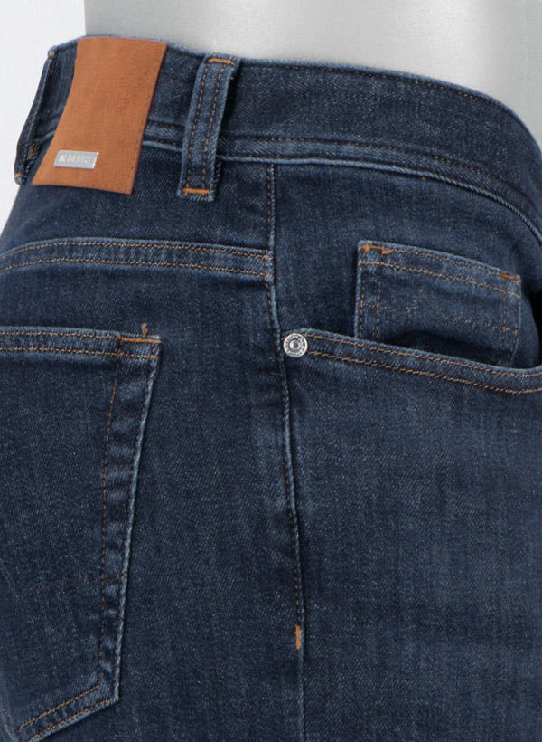 Alberto, Jeans Pipe, Regular Fit, Kaschmir-Baumwolle, jeansblau