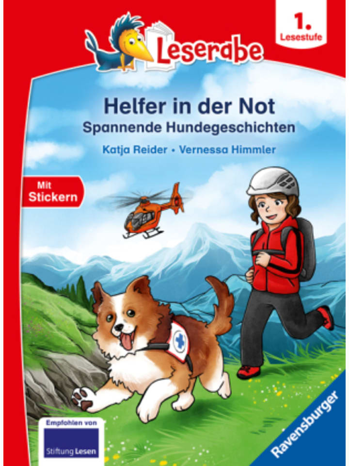 Ravensburger Verlag GmbH Buch - Leserabe 1. Lesestufe - Helfer in der Not. Spannende Hundegeschichten günstig kaufen onesize