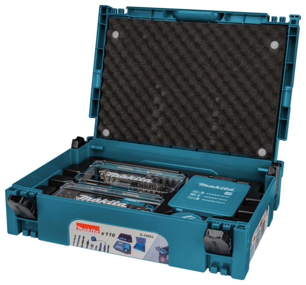 Makita Accessories B-49884 Drill/screwdriver bit set 116-piece