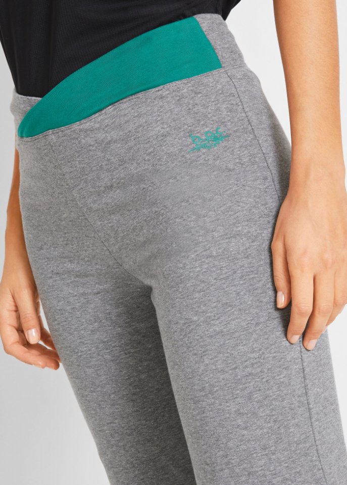 Baumwoll-Sporthose, Bootcut (2er Pack)