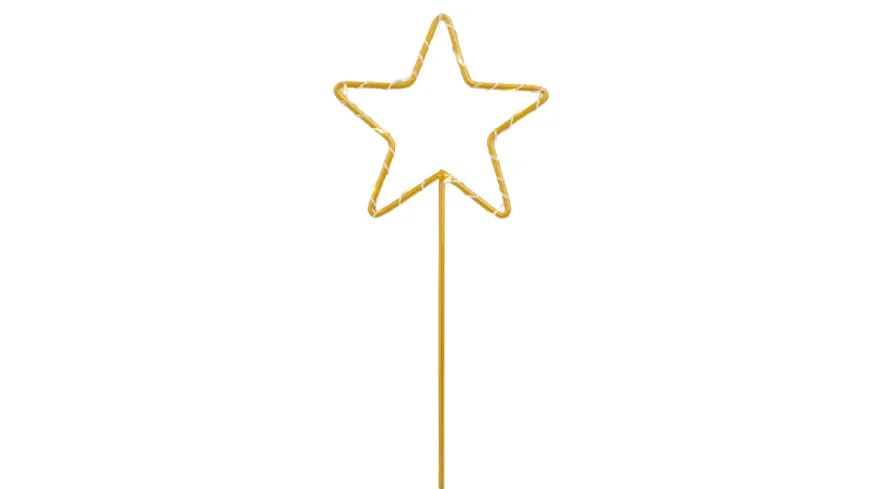 Micro LED Stabbeleuchtung gold/warmes weiss