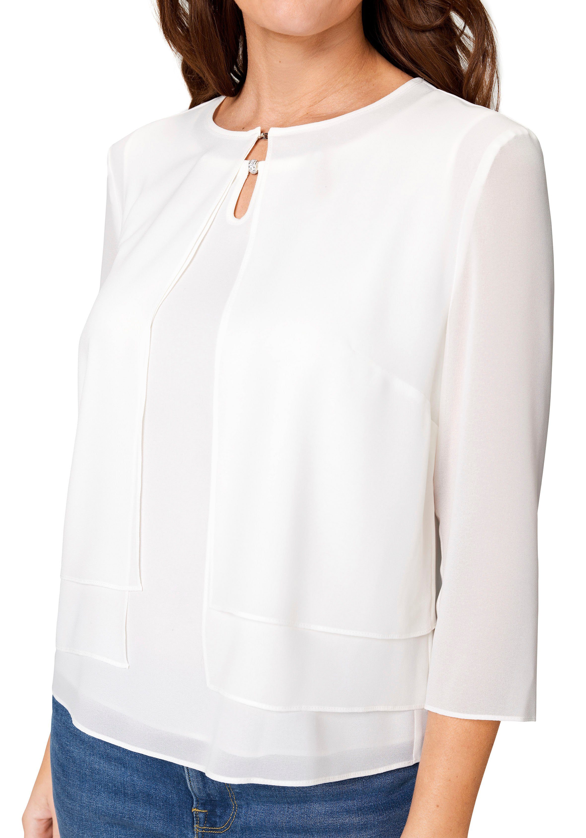 select! By Hermann Lange Blusenblazer im Lagen-Look