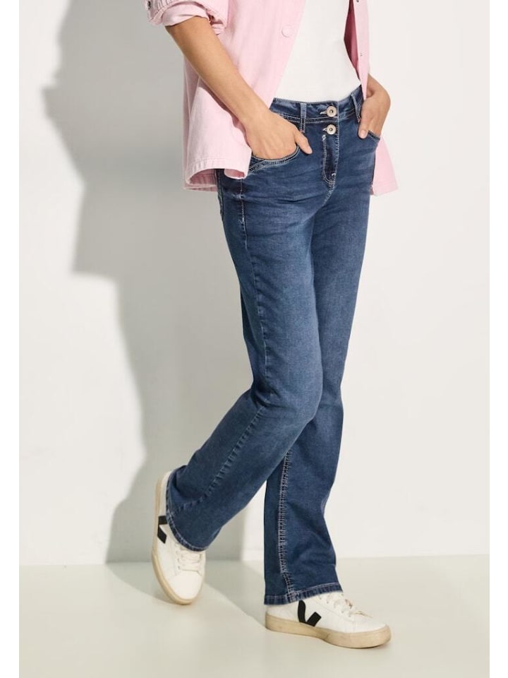 Cecil Jeans in mid blue wash1 günstig kaufen