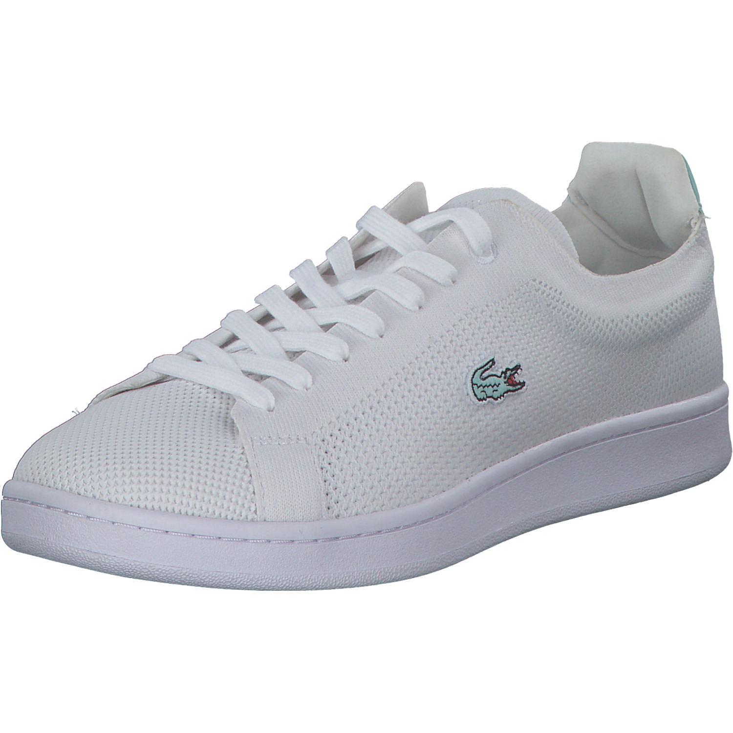 Lacoste Carnaby Piquee 45SFA0021, Schnürschuhe, Damen, white/turqoise