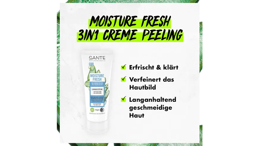 SANTE Moisture Fresh 3in1 Creme Peeling 100 ml