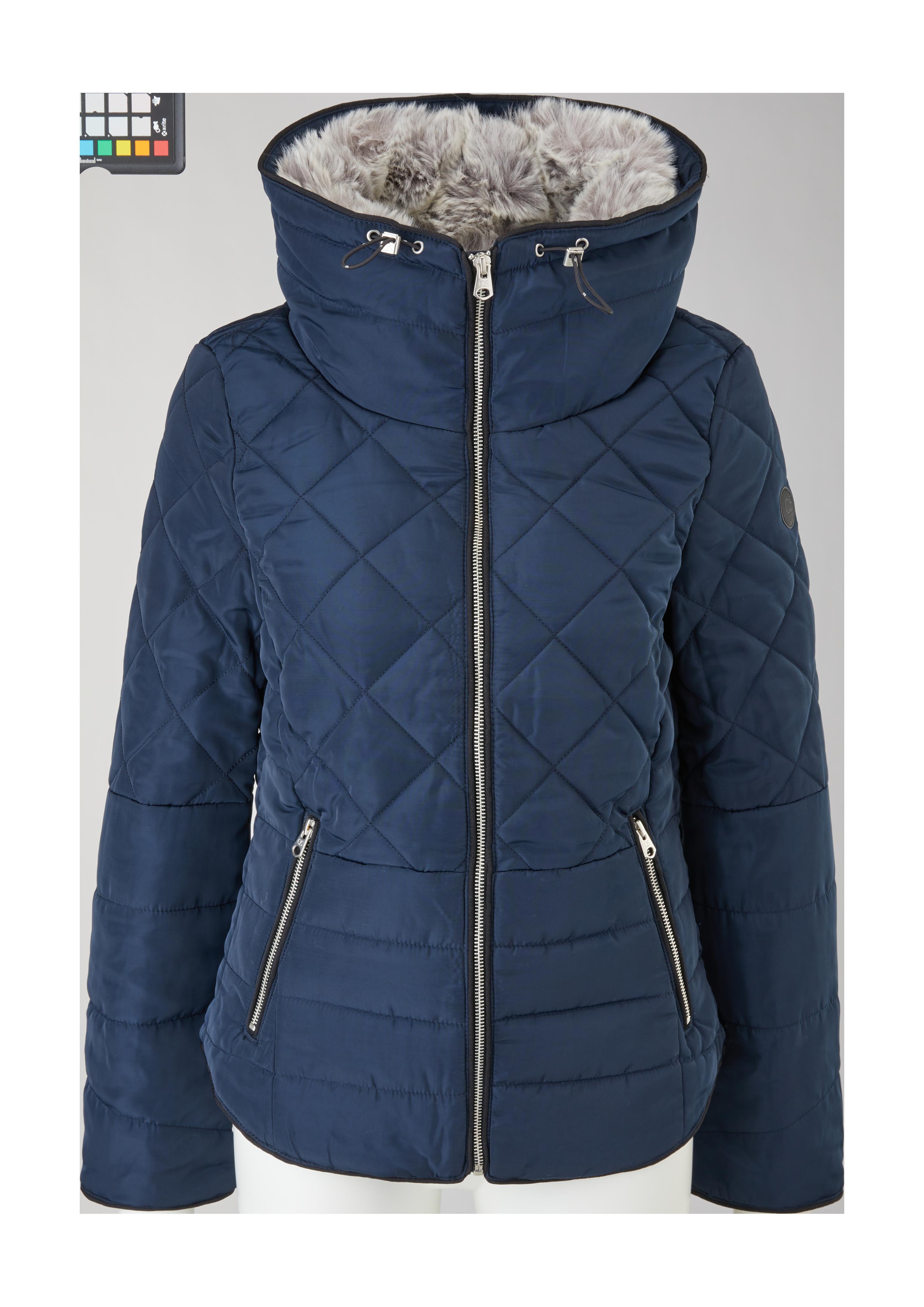 Steppjacke mit abnehmbarem Fellkragen  2115525-5952