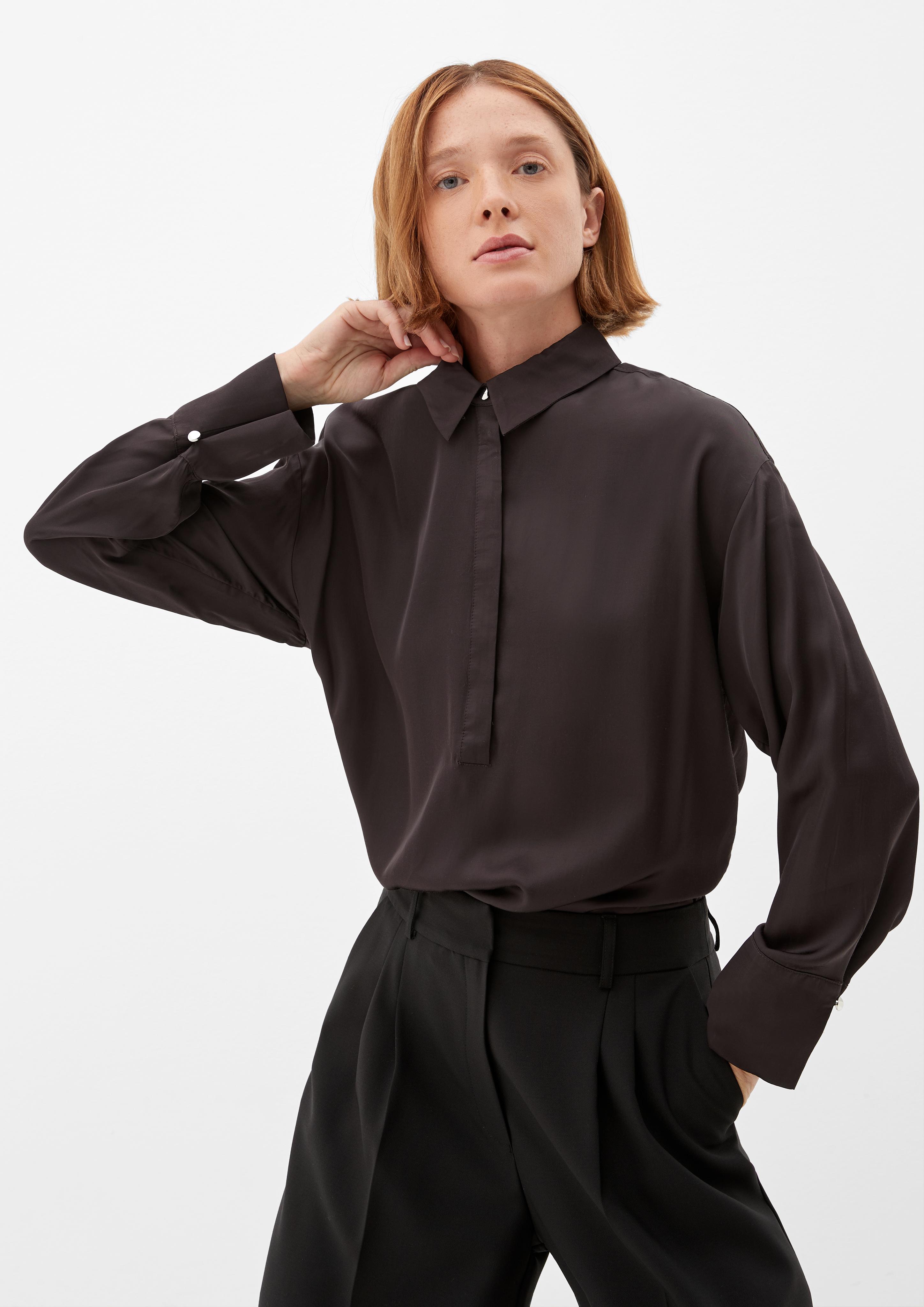 Viskosebluse mit Print  2121701-8856
