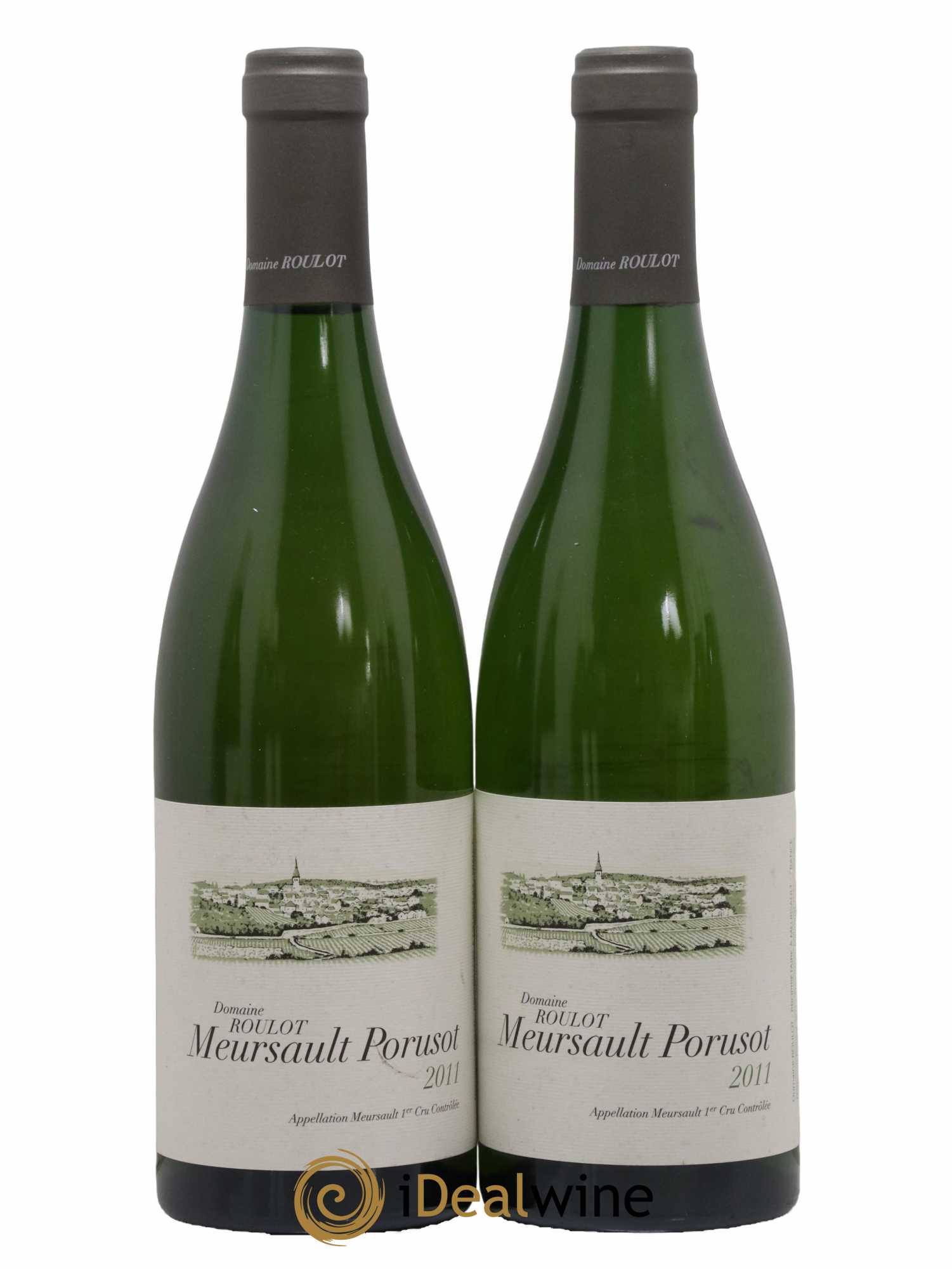 Meursault 1er Cru Le Porusot Roulot (Domaine)  2011 - Lot de 2 Bouteilles