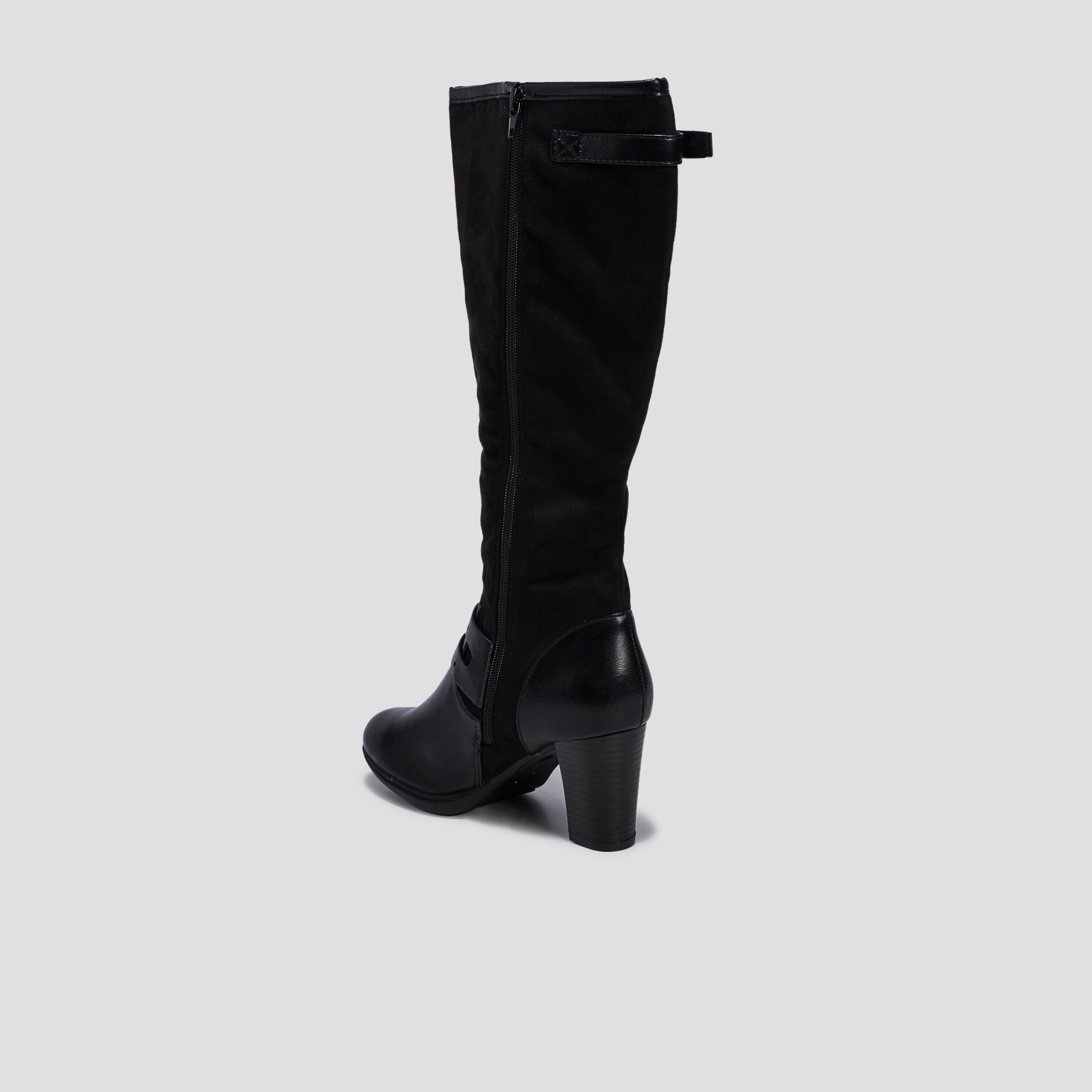 Bottes à talons noir femme | La Halle