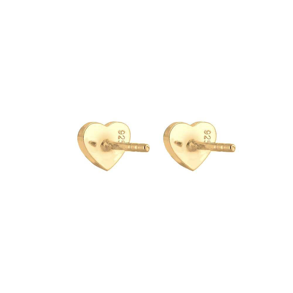 Elli Elli Boucles d'Oreilles Kind Herz Kristalle 925 Sterling Silber Boucles d'oreilles