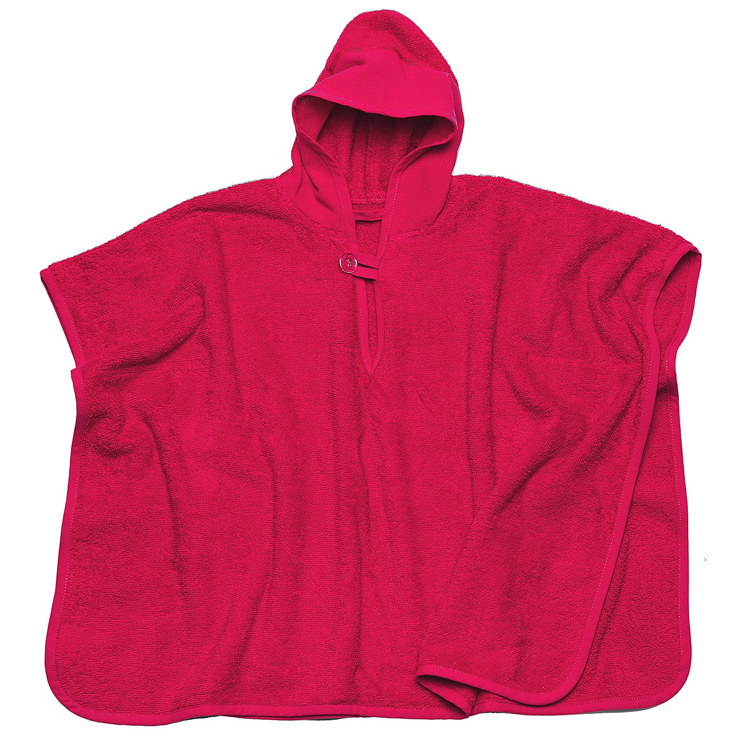 buttinette Frottier-Poncho, pink, 55 x 71 cm