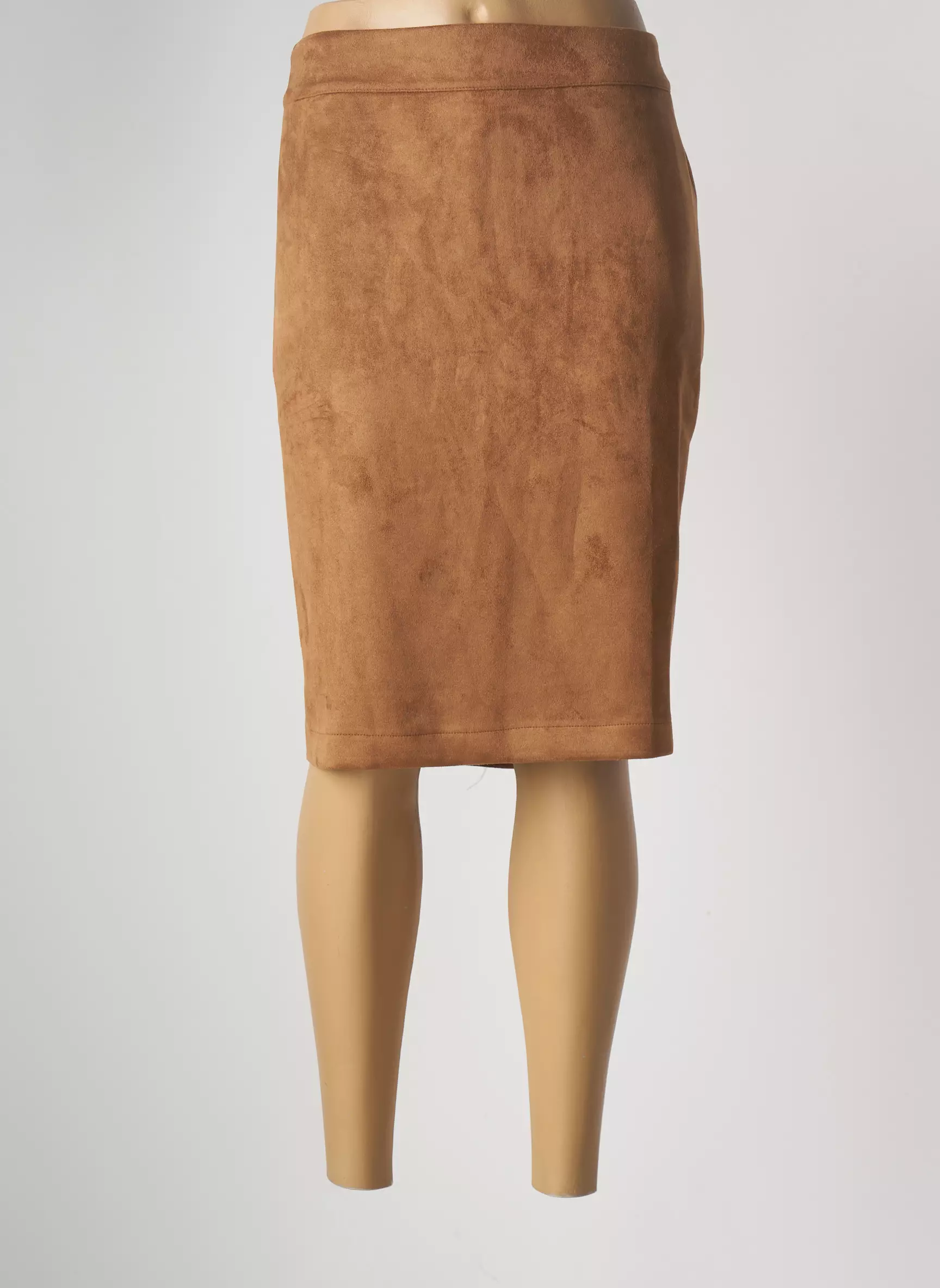 Multiples Jupes Mi Longues Femme couleur marron