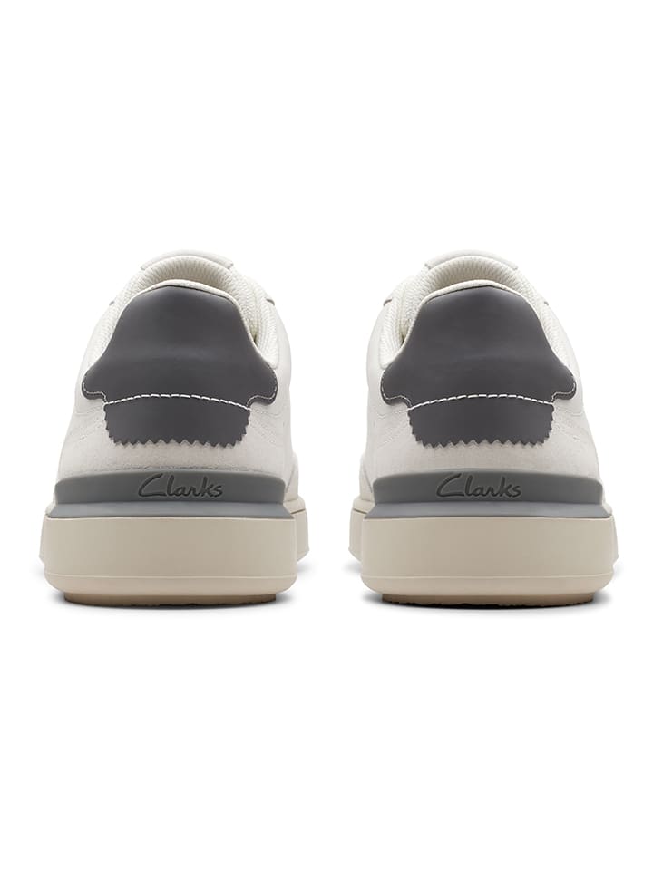 Clarks Leder-Sneakers ''Courtlite Run'' in Weiß günstig kaufen