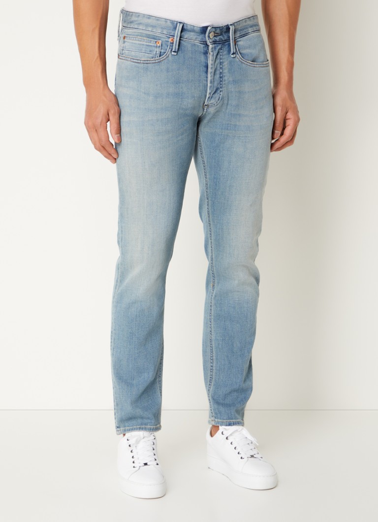 Jeansy Jean Denham Razor, dopasowany krój, jasne kolory