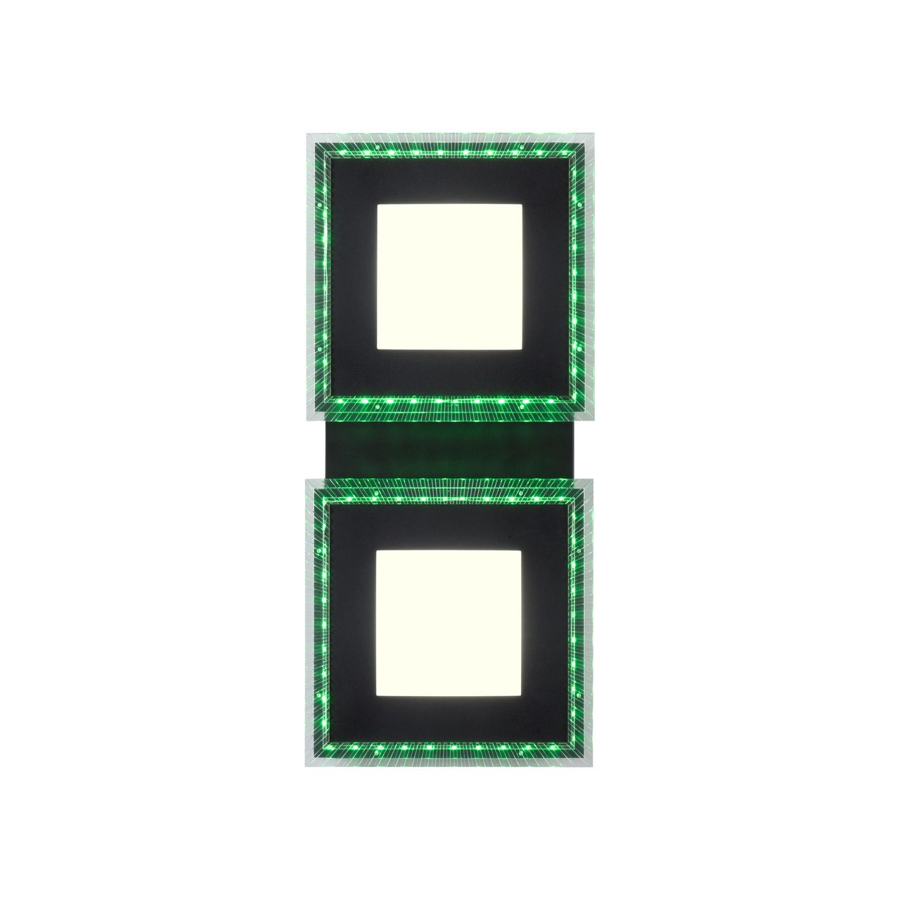JUST LIGHT LED-Deckenleuchte ACRI, mit RGB Farbmodus, CCT, dimmbar, schwarz