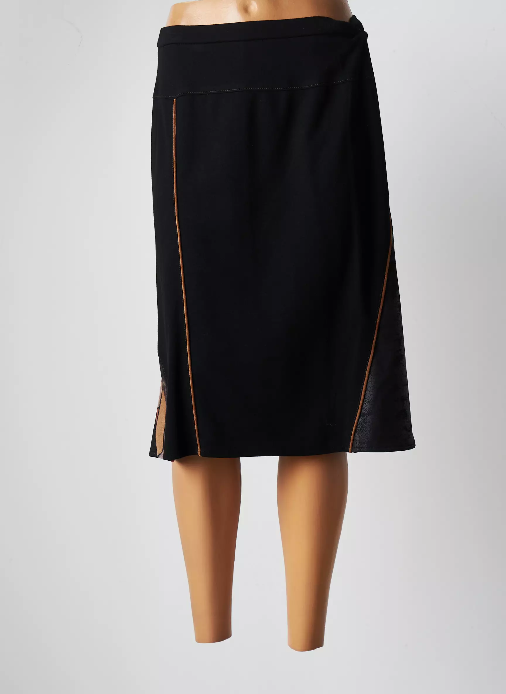 Jumfil Jupes Mi Longues Femme couleur noir