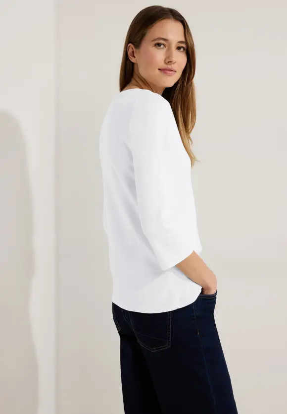 CECIL Basic Shirt in Unifarbe