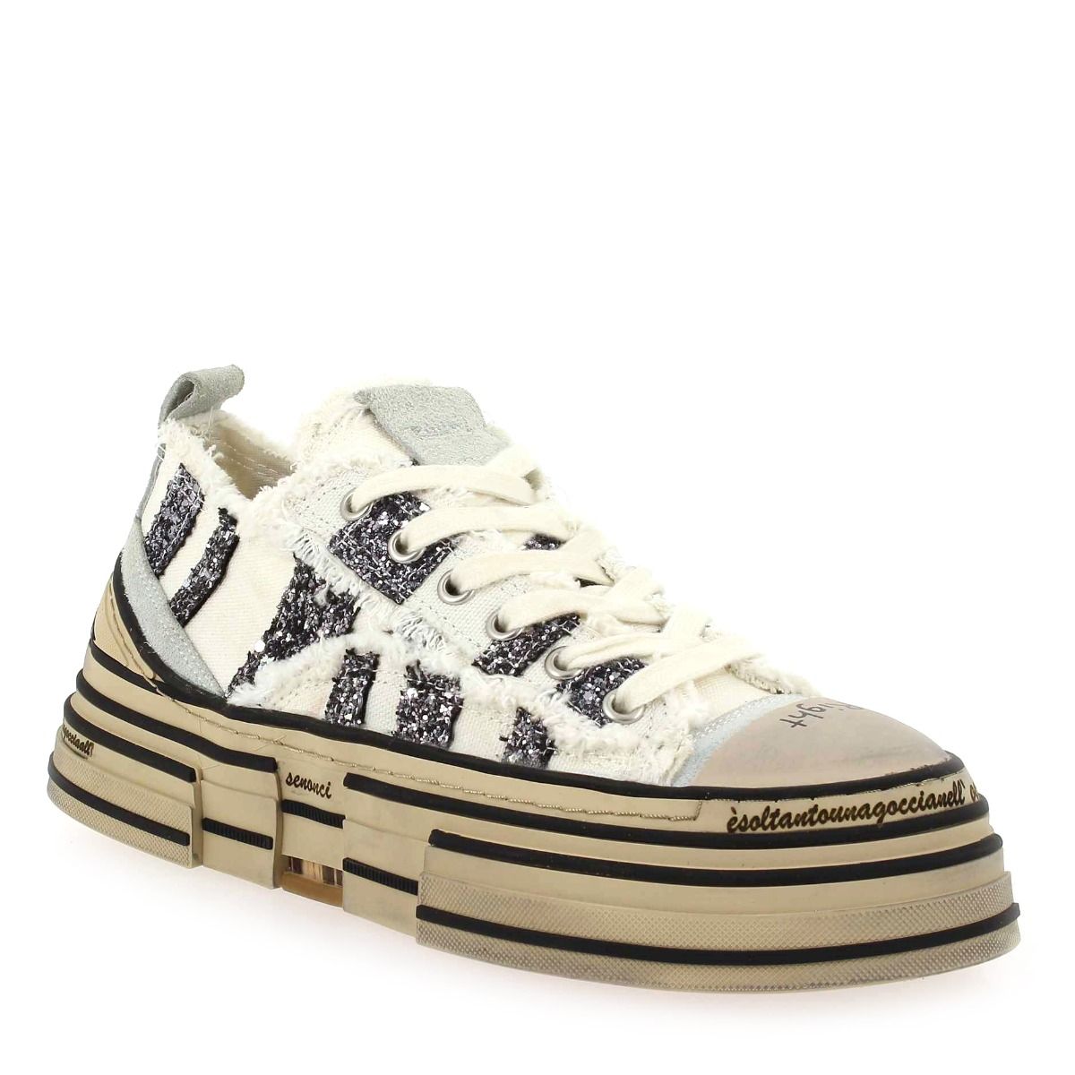 Rebecca White  V02L 6B - Blanc glitter