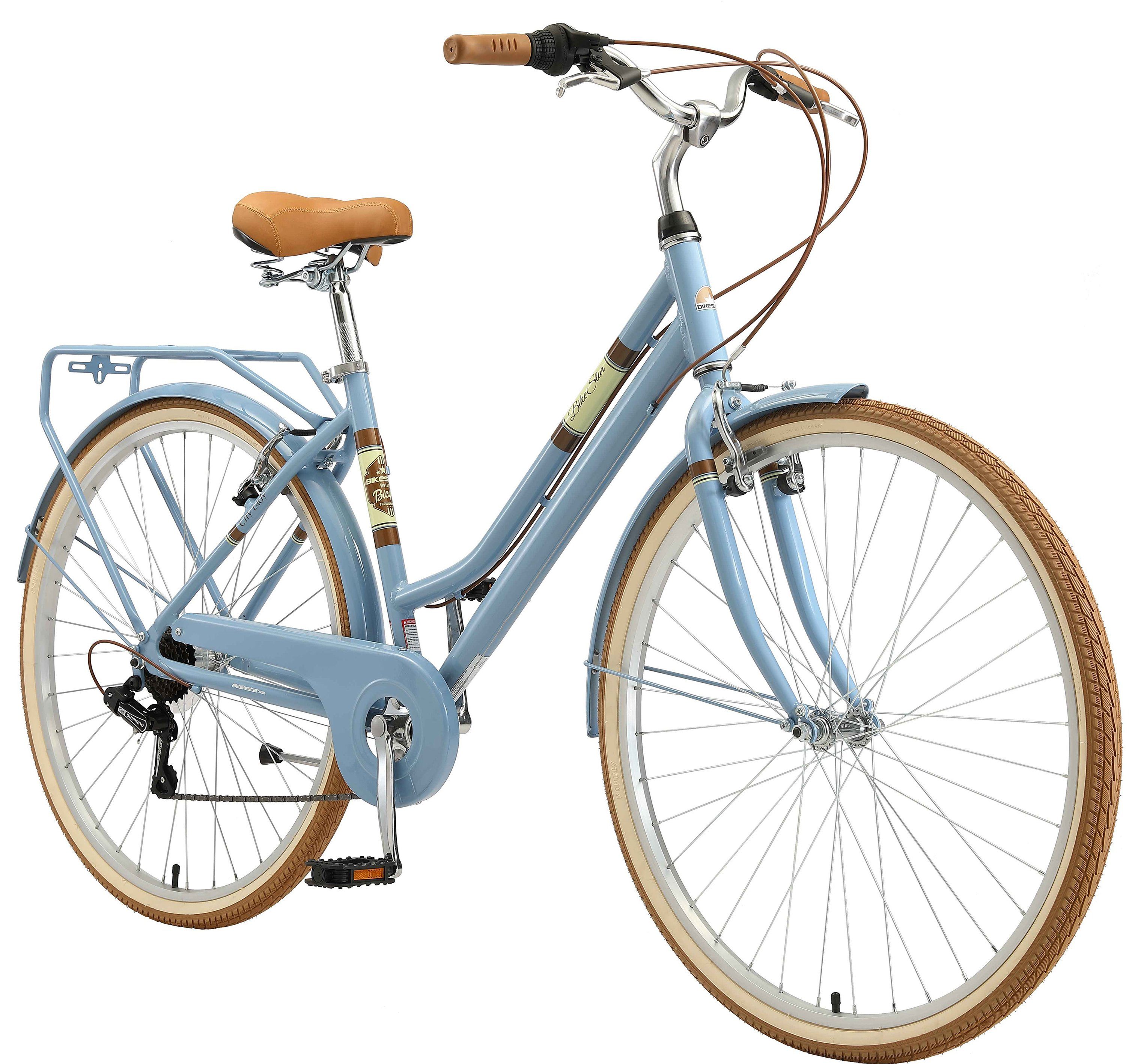 Bikestar Cityrad, 7 Gang Shimano RD-TY21 Schaltwerk, Kettenschaltung