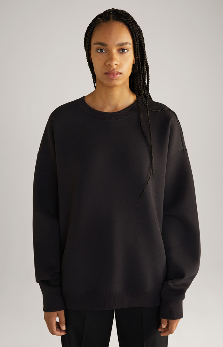 Unisex-Sweatshirt in Schwarz