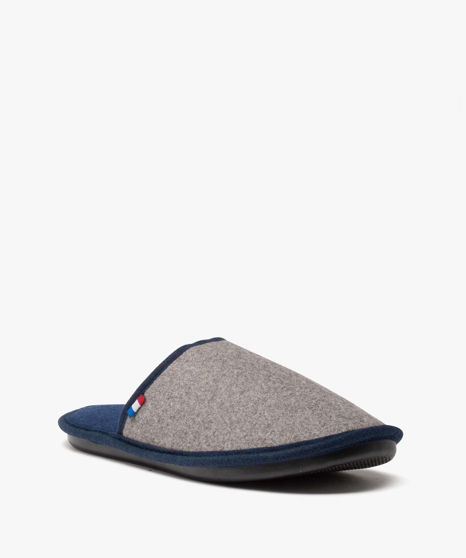 Chaussons homme mules fabriquées en France - Goxo gris | GEMO