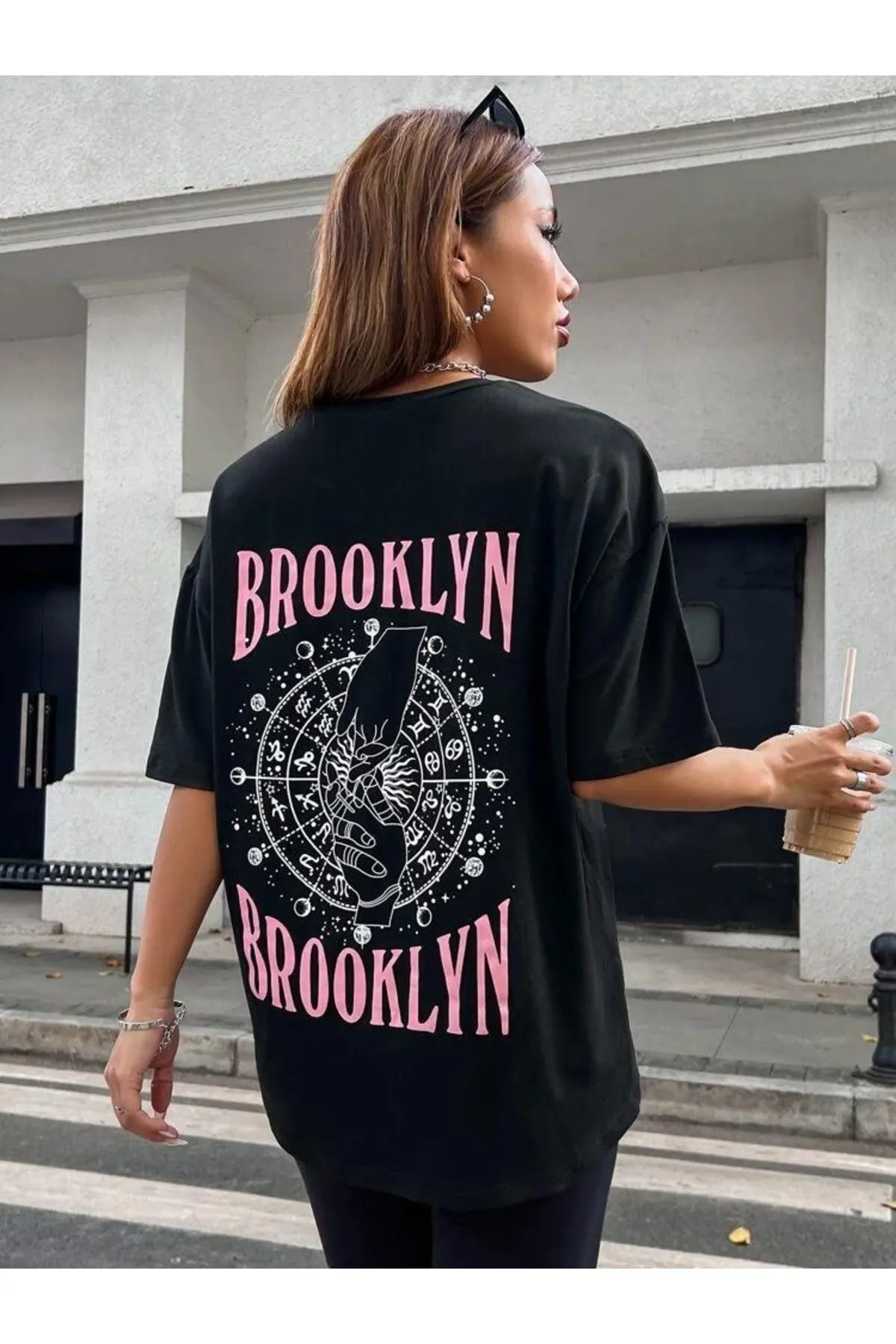 MOONBULL  T-Shirt - Schwarz - Oversized