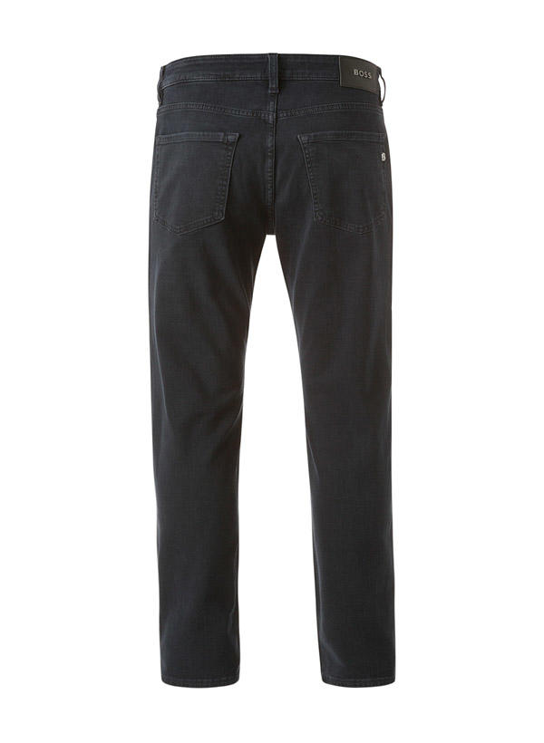 BOSS Black, Jeans, Regular Fit, Baumwolle T400®, schwarz