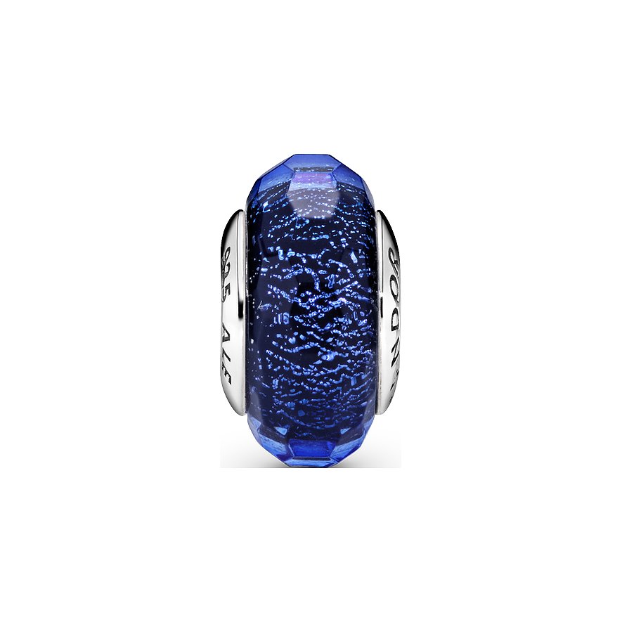 Pandora Charm Moments Facettiertes Blaues Murano-Glas