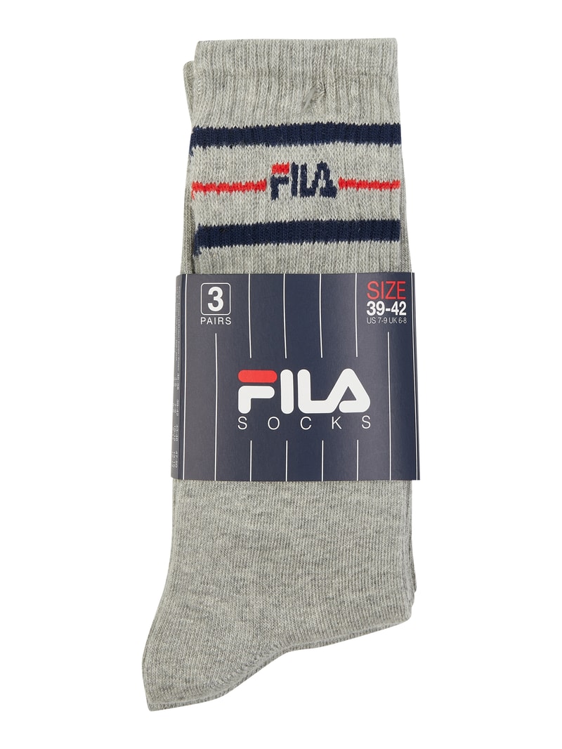 Socken im 3er-Pack in mittelgrau