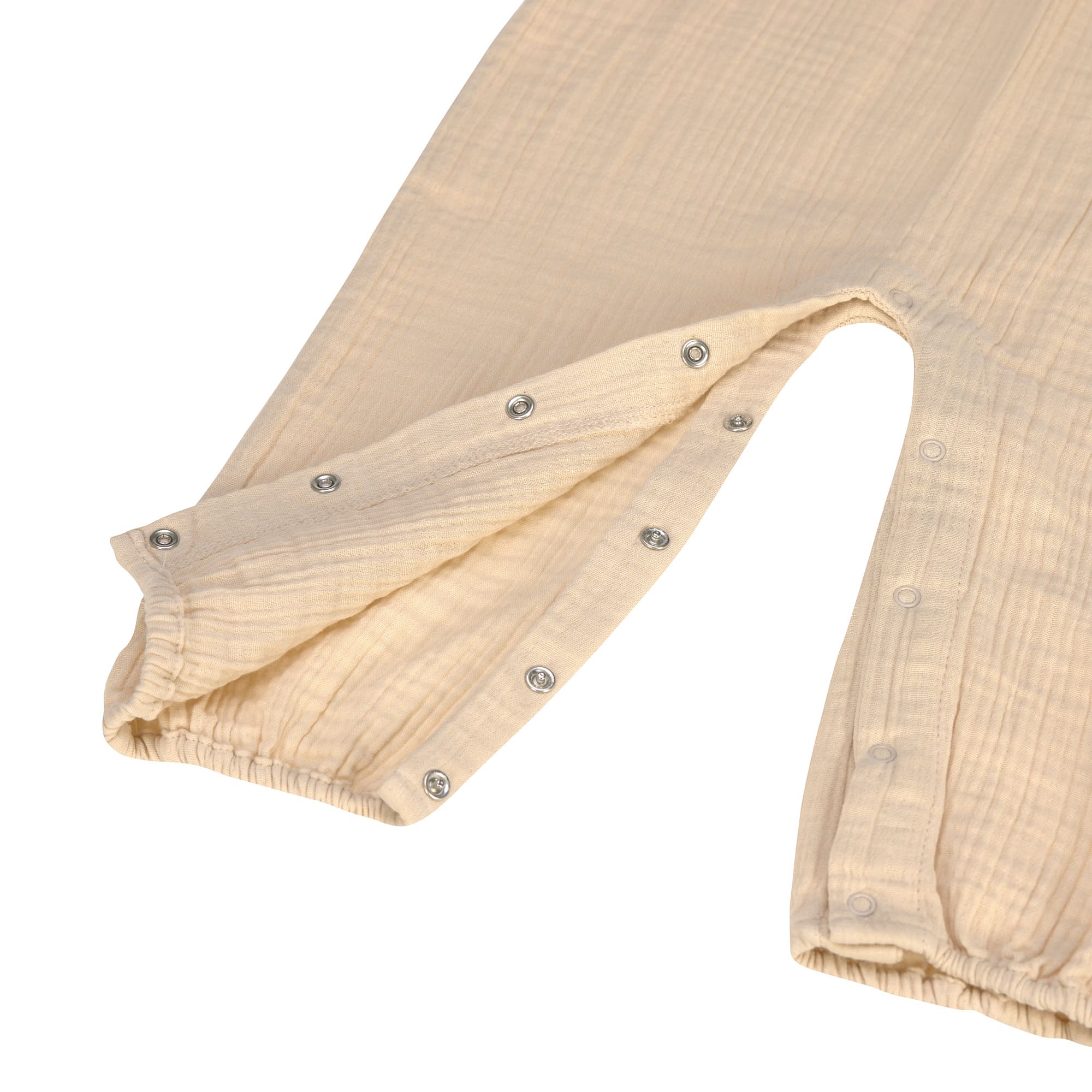 Baby Jumpsuit - Bio Baumwolle, Nature, Beige