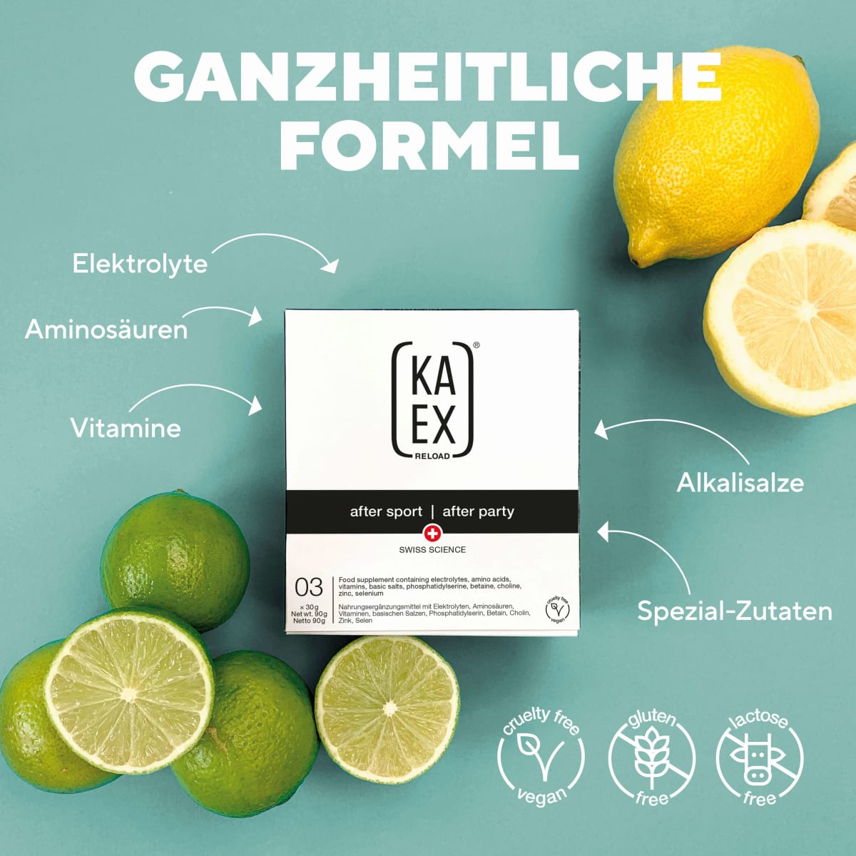 Wissenschaftliche Komplettmixtur Recovery After Sport | After Party (24 x 30g), 720 g