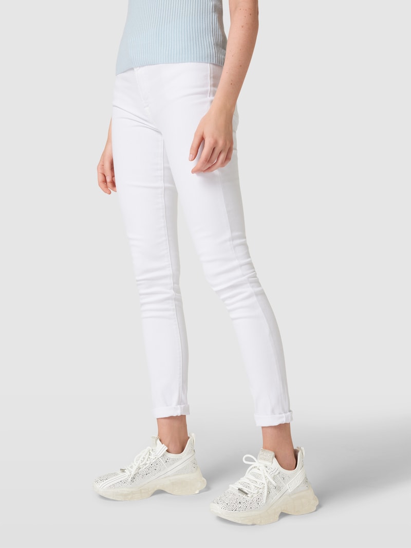 Sneaker mit Ziersteinbesatz Modell 'MAXIMA' in offwhite