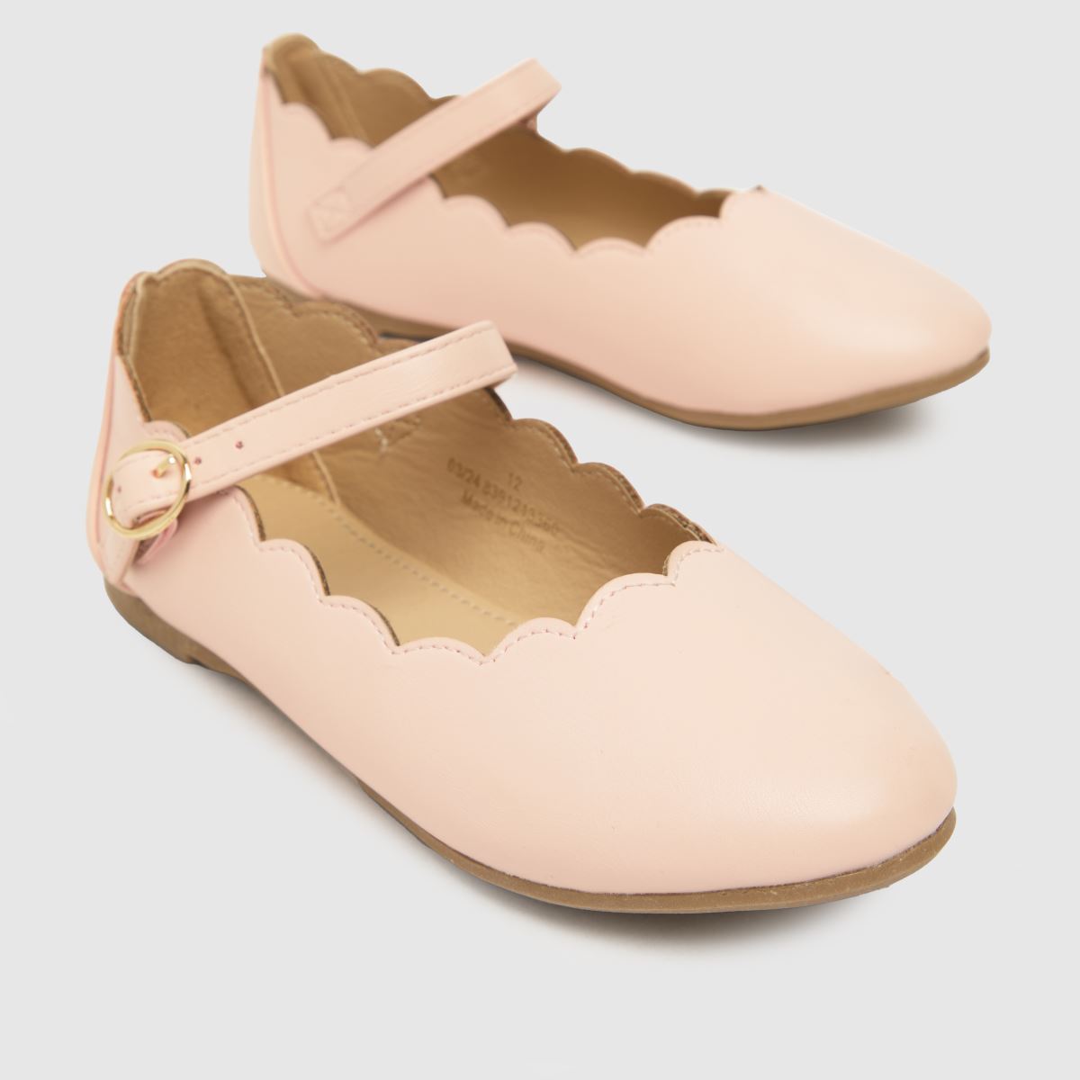 Schuh ljusrosa ballerinaskor för flickor