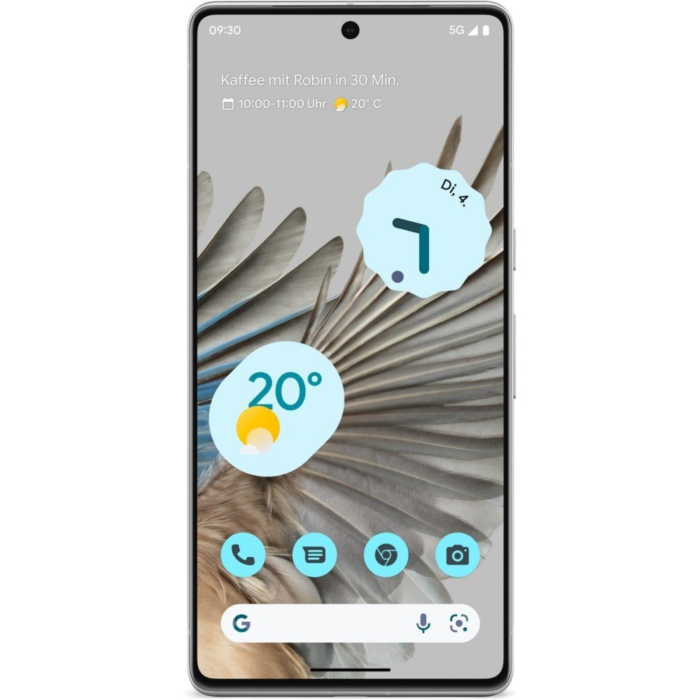 Google Pixel 7 Pro 5G 128 GB / 12 GB - Smartphone - snow Smartphone (6,7 Zoll, 128 GB Speicherplatz)
