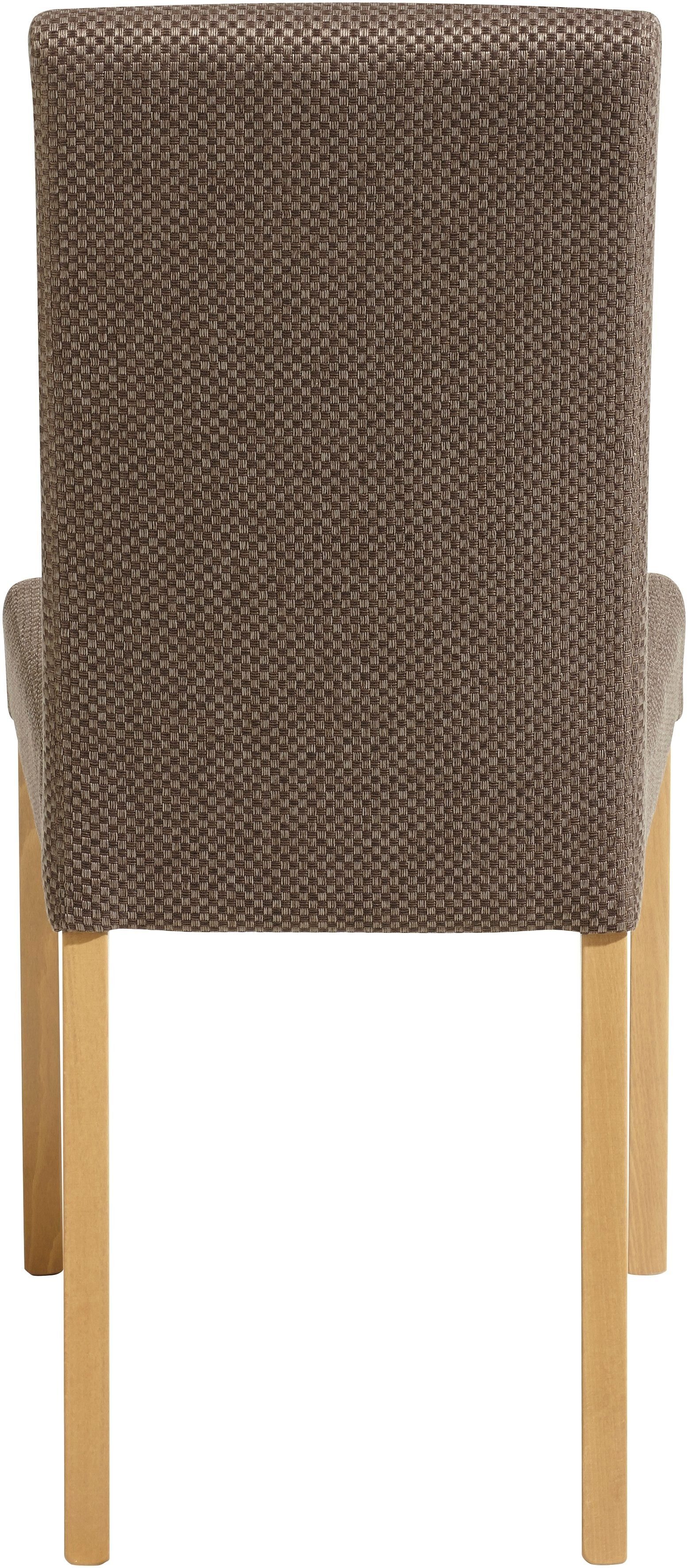 SCHÖSSWENDER 4-Fußstuhl Baden (Set, 2 St), Gestell Massivholz