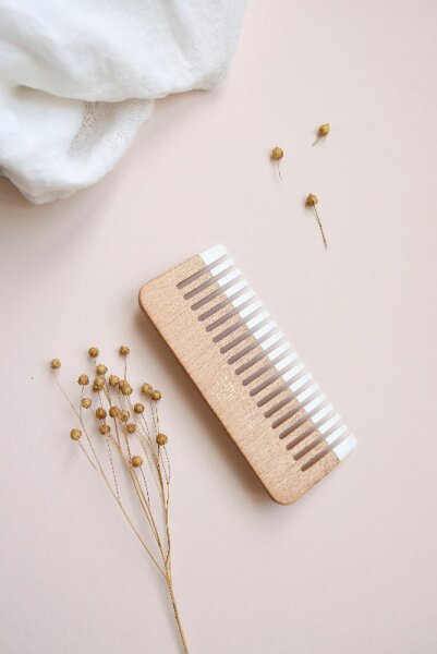 Bachca Round Wooden Hair Brush Kamm