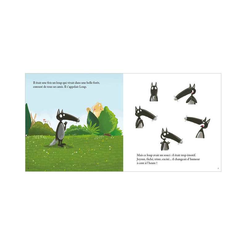 Livre Le loup qui apprivoisait ses émotions - Auzou