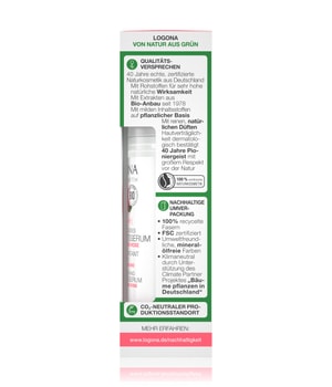 Logona Bio-Damaszener Rose & Daymoist CLN Aktiv glättend Gesichtsserum-30 ml
