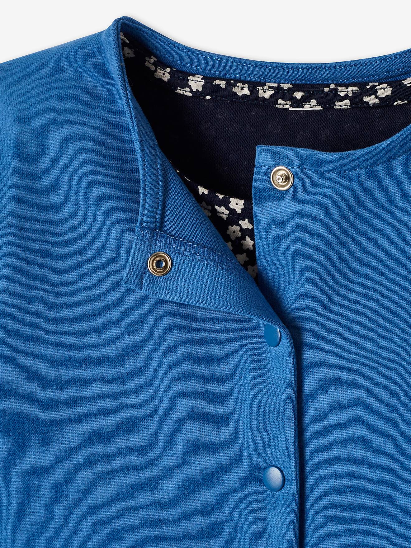 Ensemble robe + cardigan fille pêche