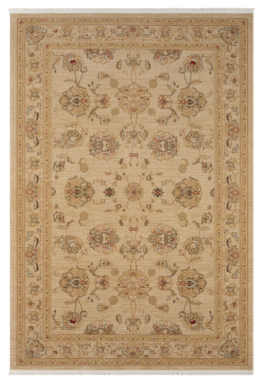 MyFlair Teppich Lucy, 200cm x 290cm, Farbe Beige, rechteckig, Florhöhe 7,5mm