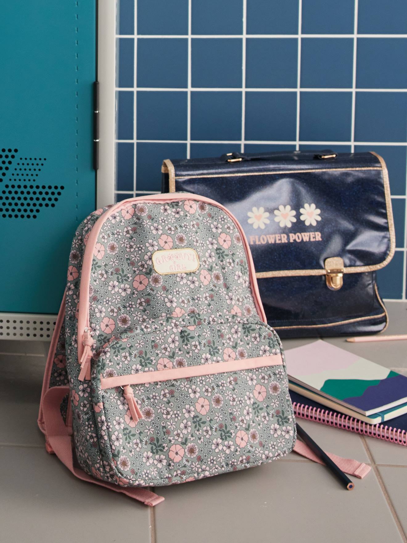 Sac à dos à fleurs 