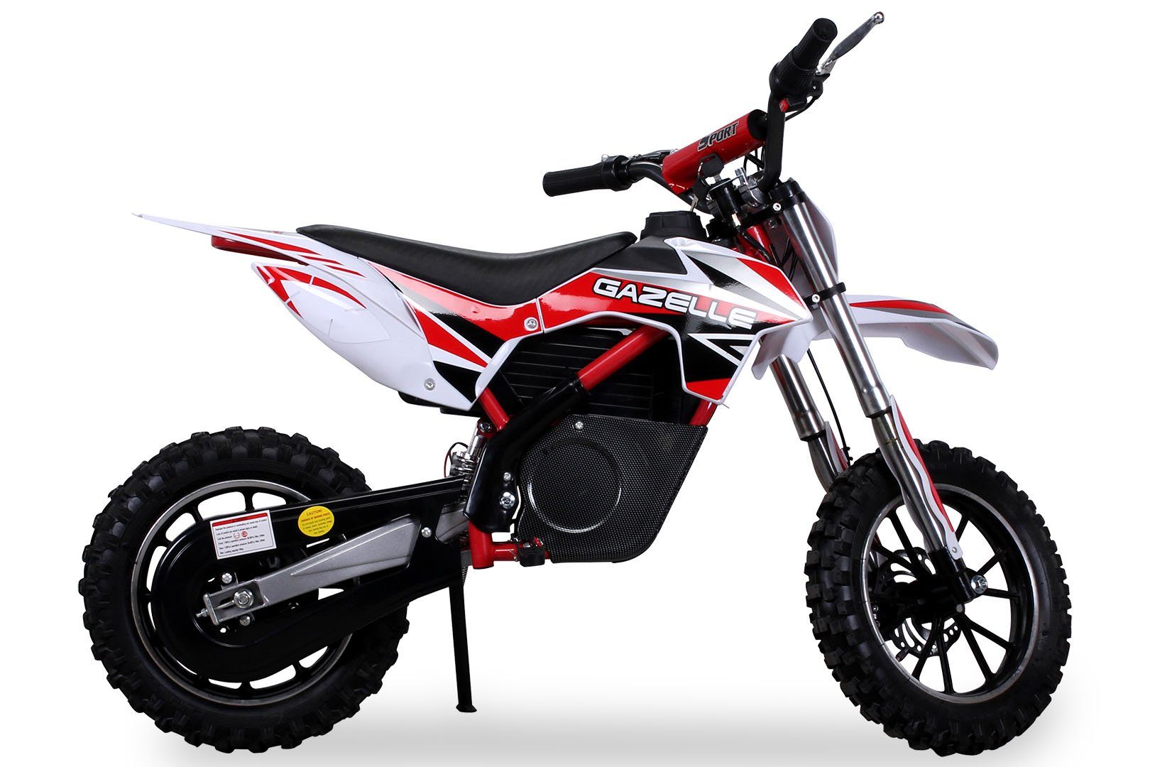 Actionbikes Motors Electric children's motorcycle Gazelle 500W - children's mini cross bike from 5 years electric - 7 - 25 km/h, load capacity 60 kg, (1 piece), children's mini dirt bike minicross pit bike pocket bike - 3 levels throttle