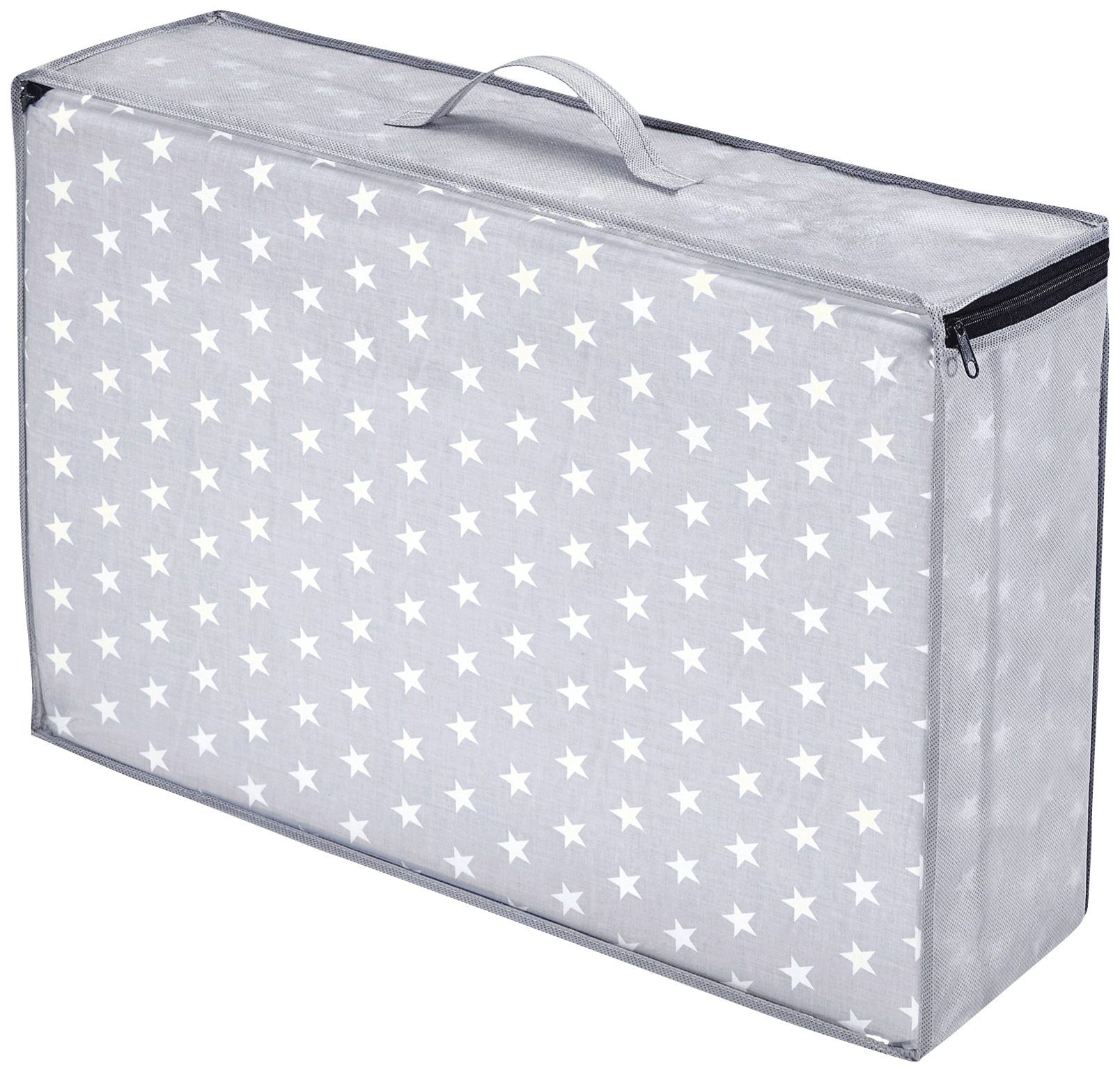 Klappmatratze Kinder-Reisematratze STAR grau, Bambini, 6 cm hoch, Qualitätsschaumstoff