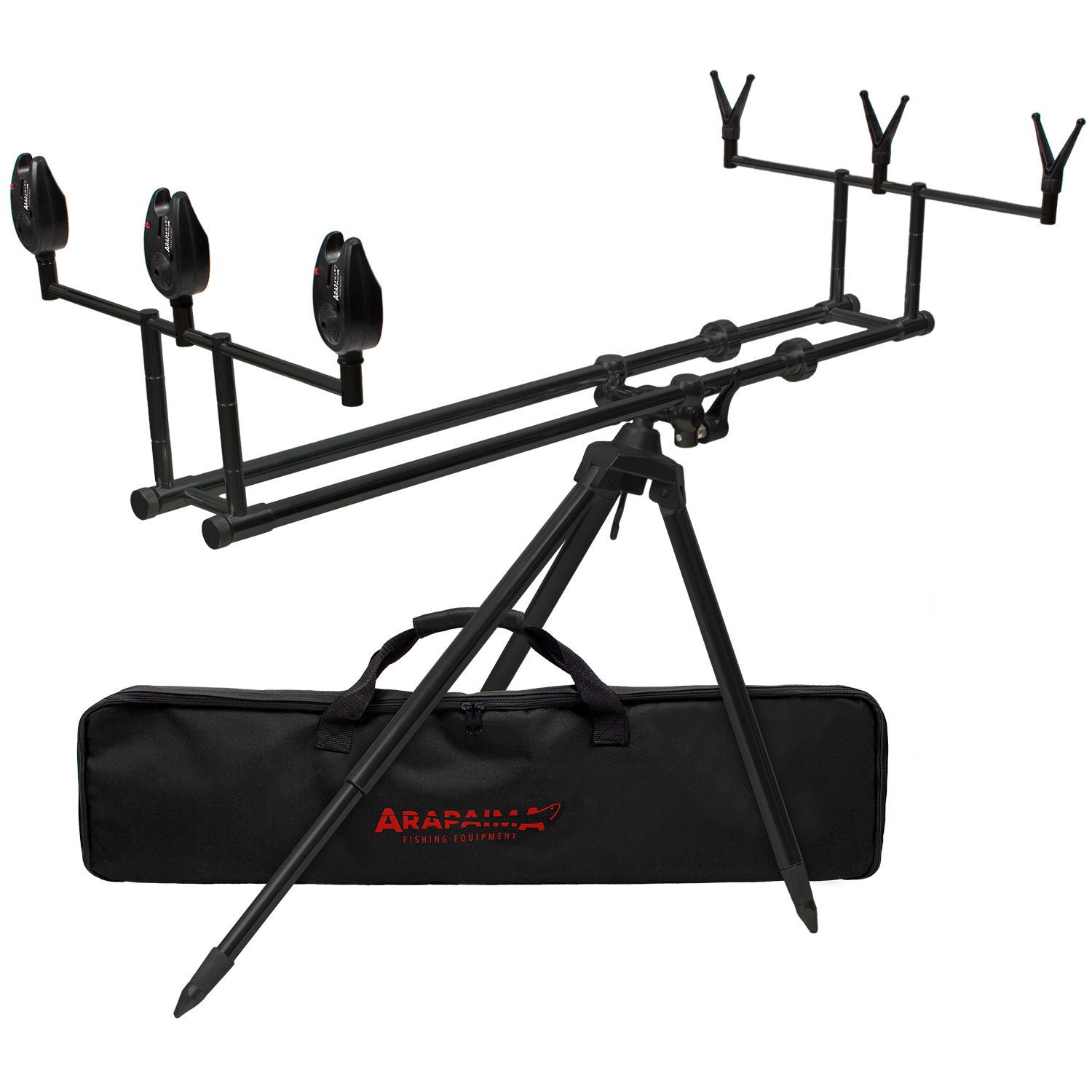 Arapaima Fishing Equipment Triplecoast Bissanzeiger Rod Pod